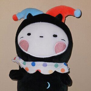 24" Long Stuffed Clown Cat